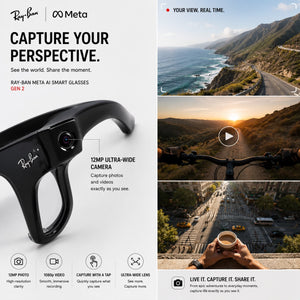 AI Smart Glasses (Gen 2) with night Vission, 12 Mp Camera & All Smart Features