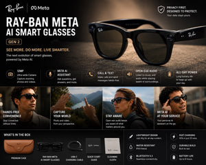AI Smart Glasses (Gen 2) with night Vission, 12 Mp Camera & All Smart Features